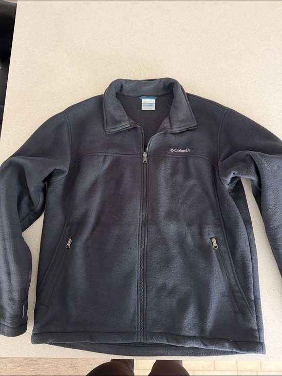 Columbia Other - Columbia Dark Gray Full-Zip Fleece Jacket